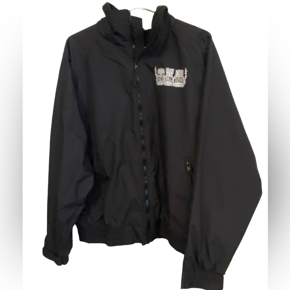 Vintage Iconic Wild Bill Tattoo Black Full Zip Full Graphic Mean Jacket MINTY - Picture 2 of 7